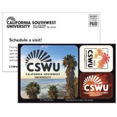3 Rounded Corner Rectangles Vinyl Post-Cals Decal Postcard