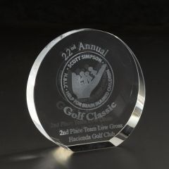 3d Circle Small Award