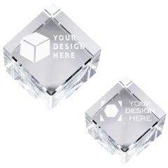 3d Crystal Jewel Cube Medium Award