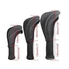 3PC Golf Club Head Covers For Wood and Driver Fairway Hybrid