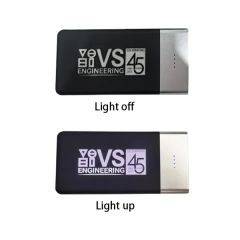 4000 mAh Custom Power Bank Light Up Charger