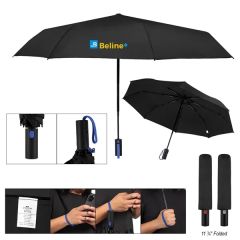 42 Inch Arc RPET Telescopic Folding Umbrella