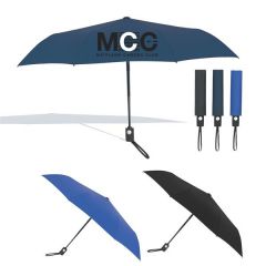 43 Inch  Foldable Umbrella With Rubberized Handle