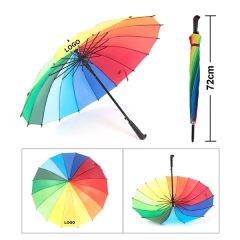 44 Inch Arc Rainbow Umbrella
