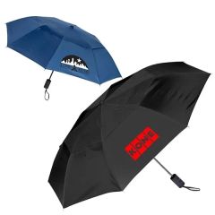 44 Inch Vented Auto Open Folding Umbrella