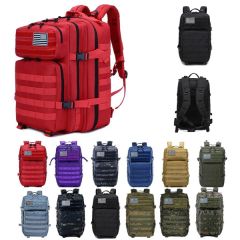45L Camping Hiking Backpack Waterproof Traveling Daypack