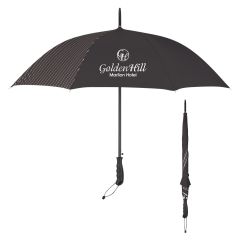46 Inch Arc Stripe Accent Panel Umbrella