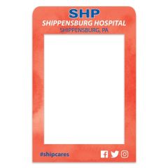 46 Inch H X 42 Inch W Selfie Frame Corrugated Cardboard