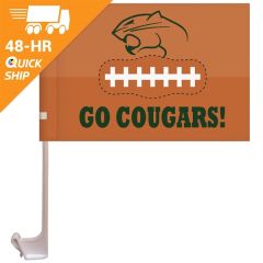 48 - Hour 7.5 Inch X 10.5 Inch Stationary Single Reverse Kp Car Flag