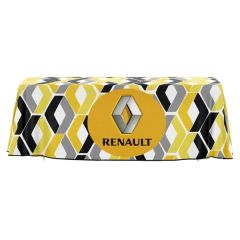 48 Hour Rush 6 Ft Open-Back Full Color Drape Table Throw