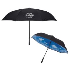48 Inch Arc Blue Skies Inversion Umbrella