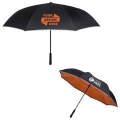 48 Inch  Arc Reflective Edge Inversion Umbrella