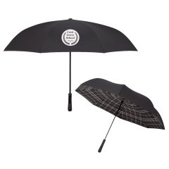 48 Inch Arc Soho Tartan Inversion Umbrella