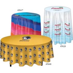 48 Inch Dia. X 30 Inch H Round Table Throw
