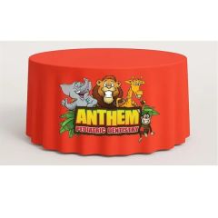 48 Inch Round Fitted Table Covers In Full Color