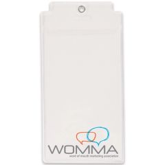 4.25 Inch X 8.5 Inch Badge Pouch