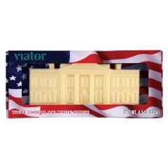 4.5 Oz Chocolate Molded White House
