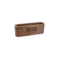 4 1/2 Inch Walnut Business Card Holder