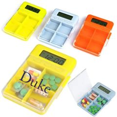 4 Compartment Digital Electronic Timer Pill Box