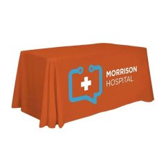 4 Ft Economy Table Throw Full-Color Front Only