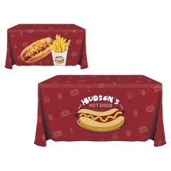 4 Ft Knit Polyester Custom Throw Style Table Cover