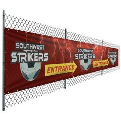 4 Ft X 24 Ft Premium Polyester Mesh Banner