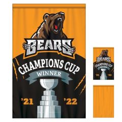 4 Ft X 6 Ft Championship Banner SS With Blstraight Cut