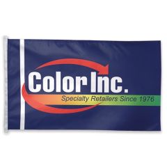 4 Ft X 6 Ft One-Sided Dulex Polyester Flag