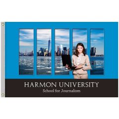 4 Ft X 6 Ft Promotional Polyester Single Reverse Flag