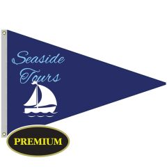 4 Ft X 6 Ft Single Reverse Knit Polyester Pennant