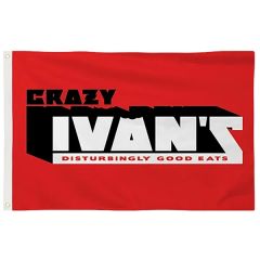 4 Ft X 8 Ft Custom Pole Flag Single-Sided