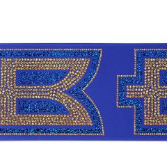 4 Inch Badge Satinch Ribbon - 100yd Roll - Sparkle