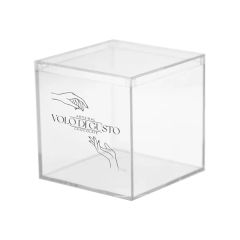 4 Inch X 4 Inch X 4 Inch Clear Plastic Box