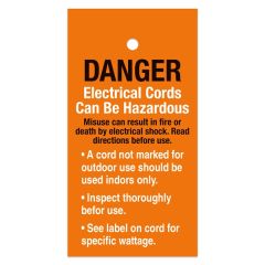 Tear Resistant Valeron Film Tag 2 3/4 Inch X 5 1/4 Inch