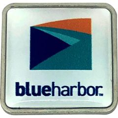 3/4 Inch W X 3/4 Inch H Rounded Square Digistock Lapel Pins