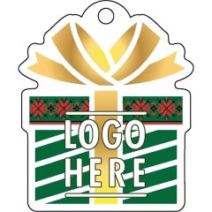 1/4 Inch Recycled Wood Ornaments-Green Box