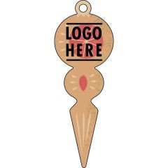 1/4 Inch Recycled Wood Ornaments-Ornament Shape 6