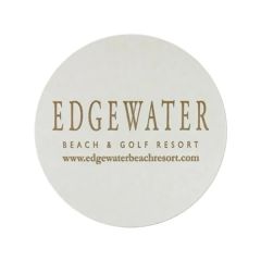 4 Inch Round 40pt Lightweight Pulp Board Coaster