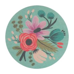 4 Inch  Round Full Color Pulp-Board Paper Coasters 40pt