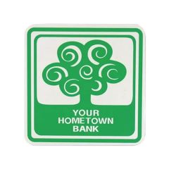 4 Inch Square 40pt Lightweight Pulp Board Coaster