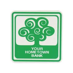 4 Inch Square 60pt Medium Weight Pulp Board Coaster