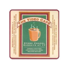 4 Inch Square Full Color Hardtop Coasters