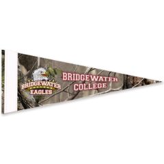 4 Inch X 10 Inch Premium Felt Pennant With Sewn Strip