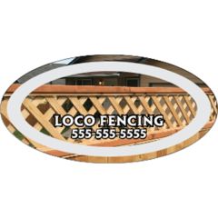 4 Inch X 2 Inch Kwik-Ship Digital Oval Decal