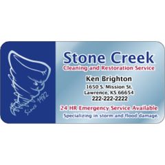 4 Inch X 2 Inch Round Cornered Kwik-Ship Decal