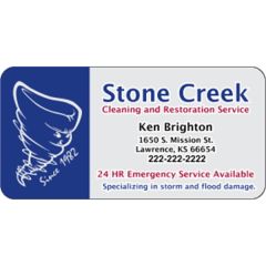 4 Inch X 2 Inch Round Cornered Kwik-Ship Decal