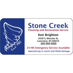 4 Inch X 2 Inch Round Cornered Kwik-Ship Decal