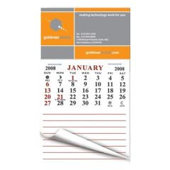 4 Inch X 3 1/2 Inch Calendar Pad Magnet