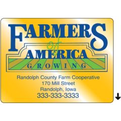 4 Inch X 3 Inch Rectangle Roll Label