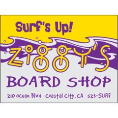 4 Inch X 3 Inch Square Cornered Kwik-Ship Decal